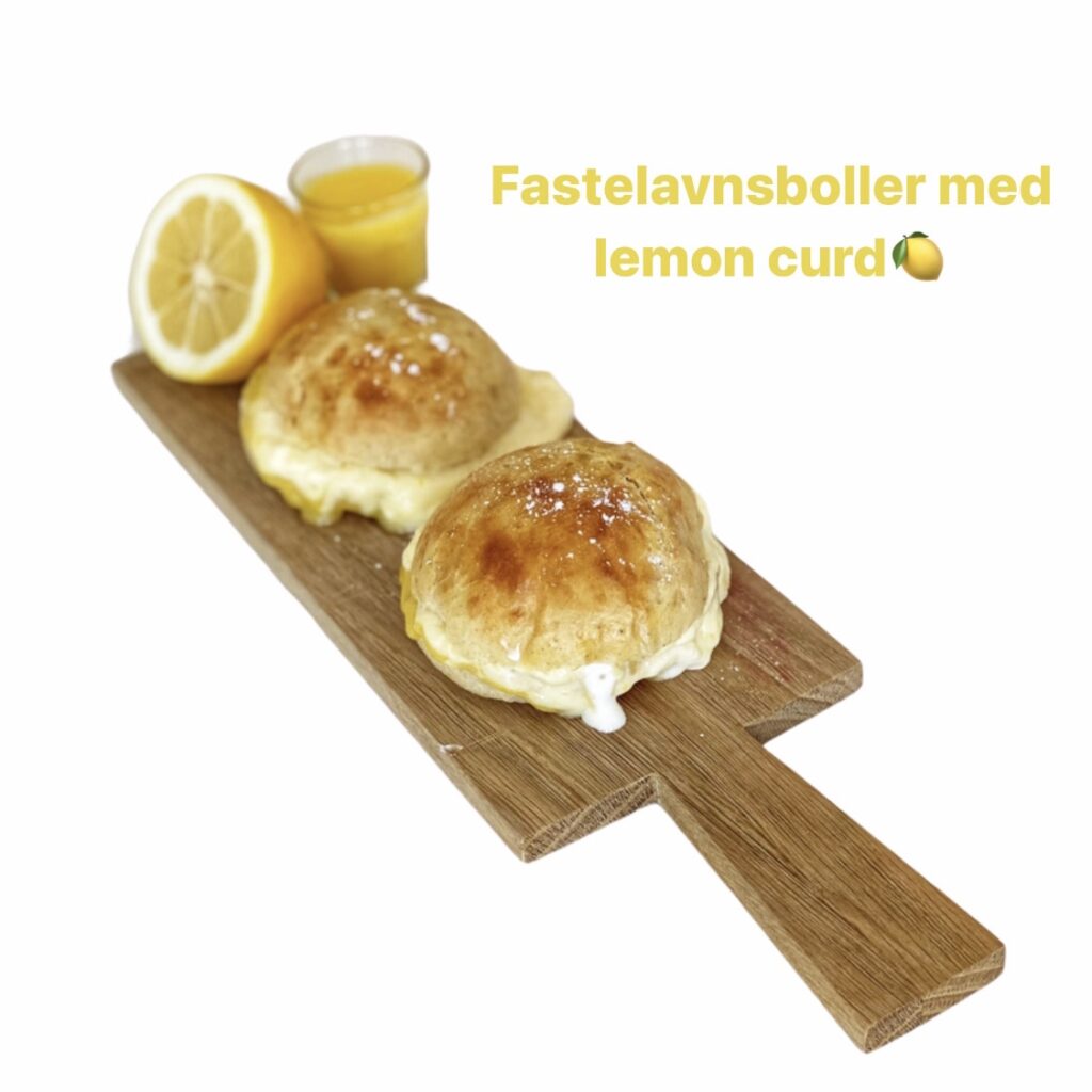 fastelavnsboller med lemon curd sitron